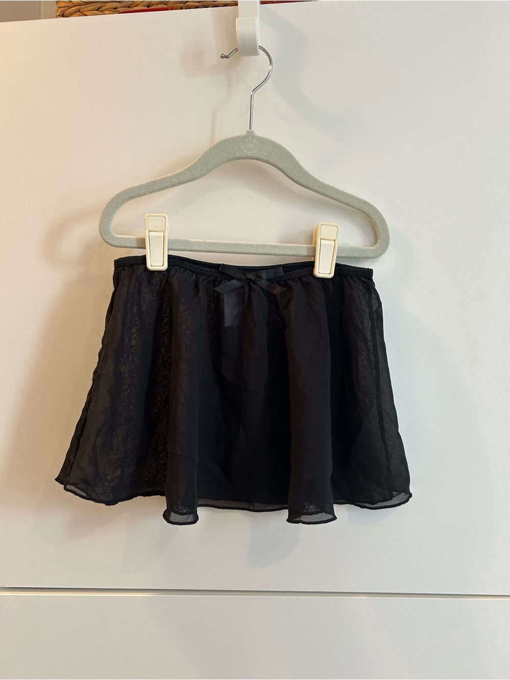 More Than Magic Black Sheer Ballet /Dance Practice Skirt - Size M (7/8)